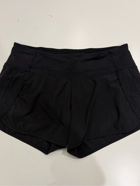 lululemon athletica Black Athletic Running Shorts